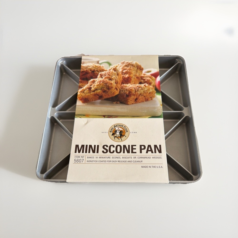 King Arthur Nordic Ware Mini Scone Biscuit Cast Aluminum Non Stick Baking Pan